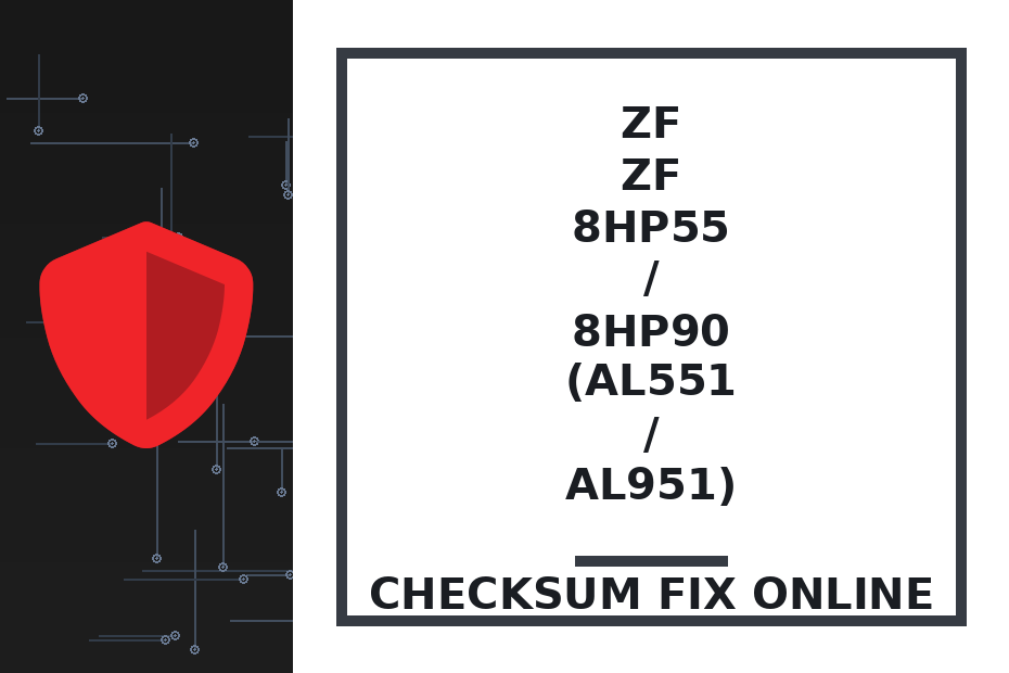 AUDI/VAG ZF 8HP55 / 8HP90 (AL551 / AL951) — checksum fix online · CHIPOK