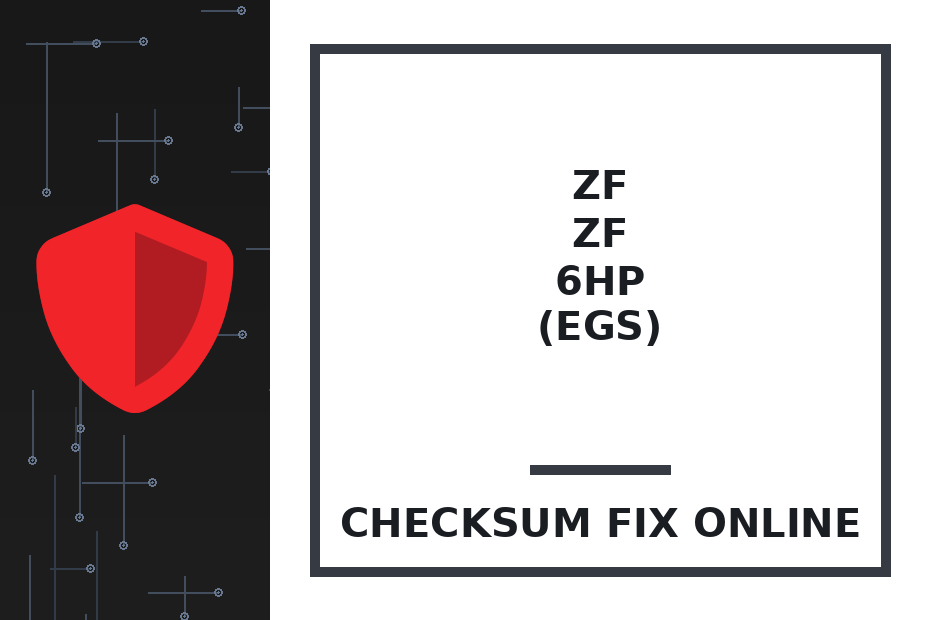 BMW ZF 6HP (EGS) — checksum fix online · CHIPOK
