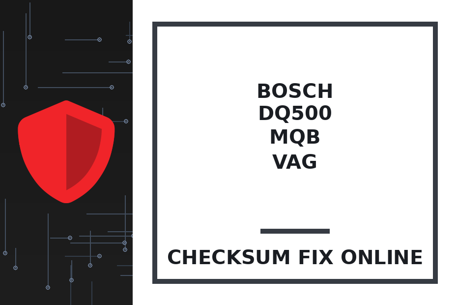 BOSCH DQ500 MQB VAG — checksum fix online · CHIPOK
