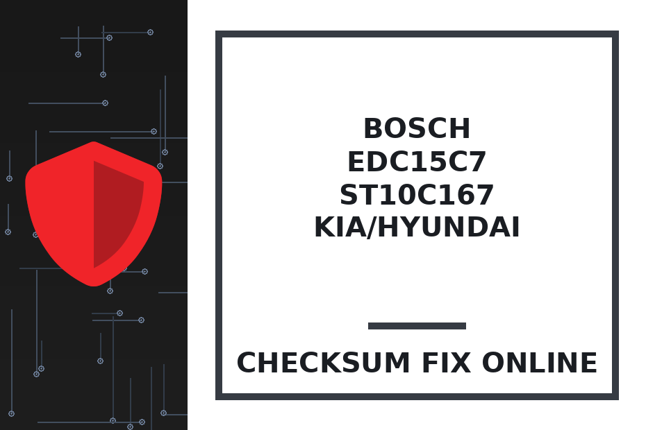 BOSCH EDC15C7 ST10C167 KIA/HYUNDAI — checksum fix online · CHIPOK
