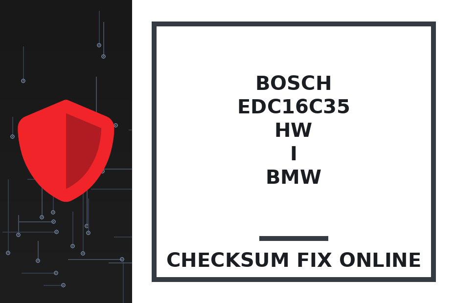 BOSCH EDC16C35 HW I BMW — checksum fix online · CHIPOK