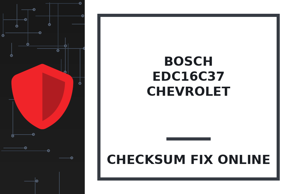BOSCH EDC16C37 CHEVROLET — checksum fix online · CHIPOK