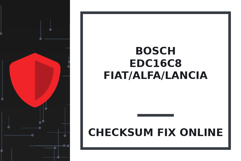 BOSCH EDC16C8 FIAT/ALFA/LANCIA — checksum fix online · CHIPOK