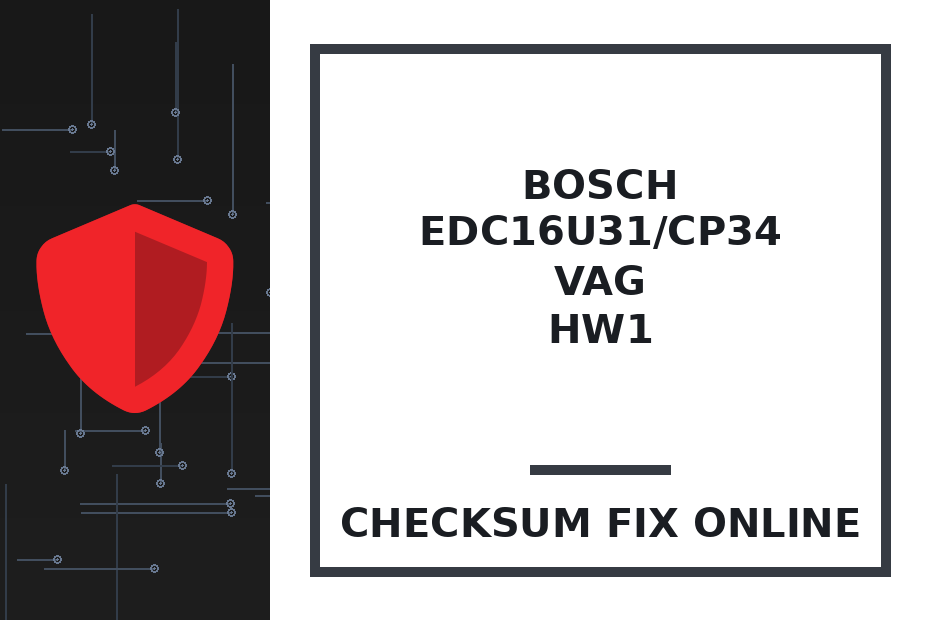 BOSCH EDC16U31/CP34 VAG HW1 — checksum fix online · CHIPOK