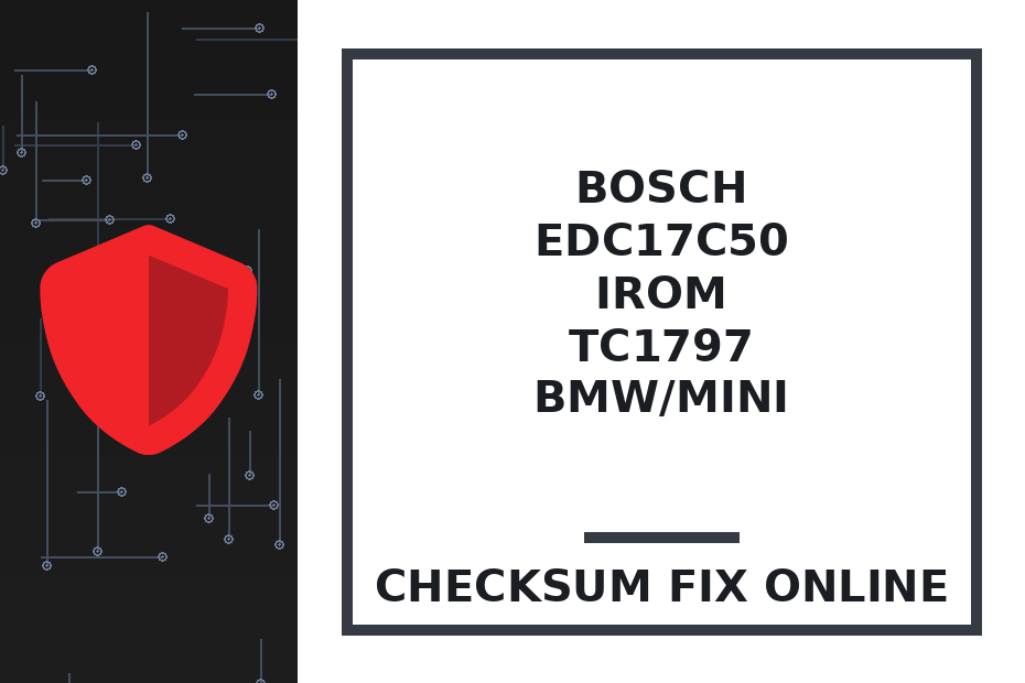 BOSCH EDC17C50 IROM TC1797 BMW/MINI — checksum fix online · CHIPOK