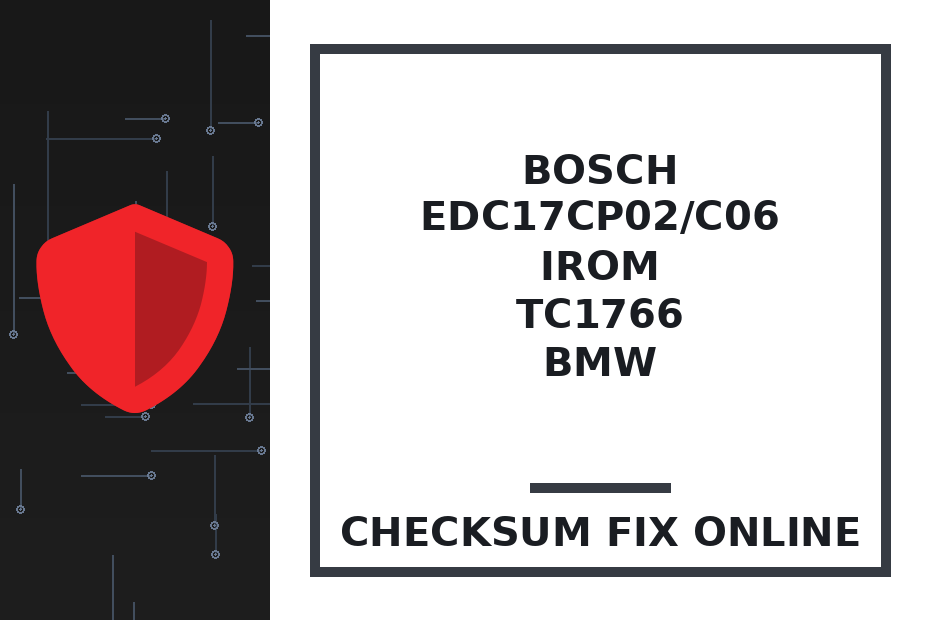BOSCH EDC17CP02/C06 IROM TC1766 BMW — checksum fix online · CHIPOK
