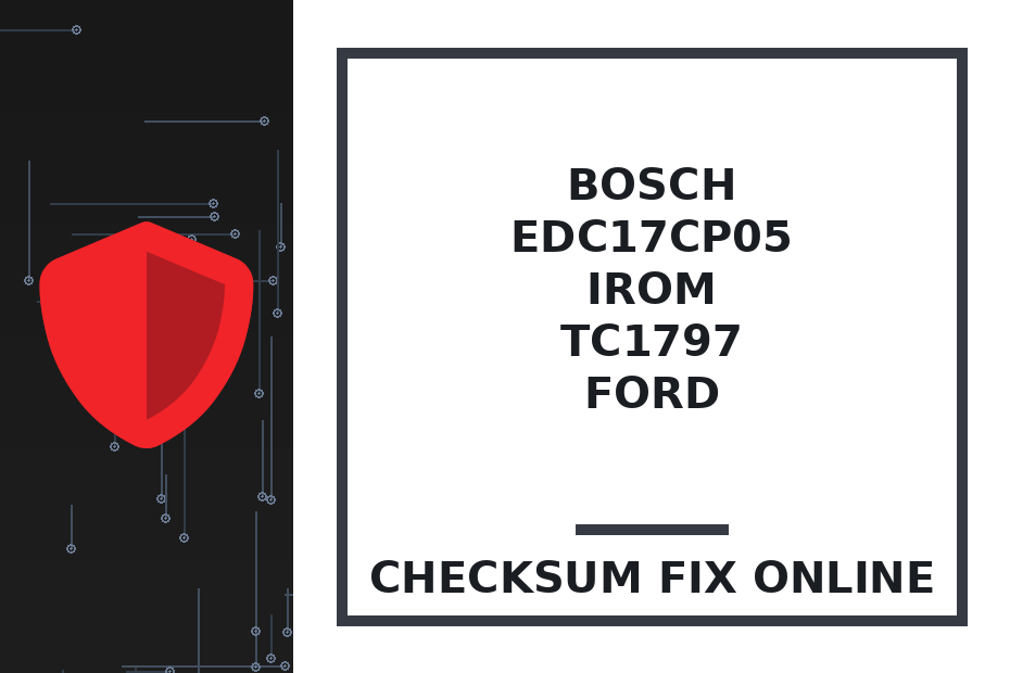 BOSCH EDC17CP05 IROM TC1797 FORD — checksum fix online · CHIPOK