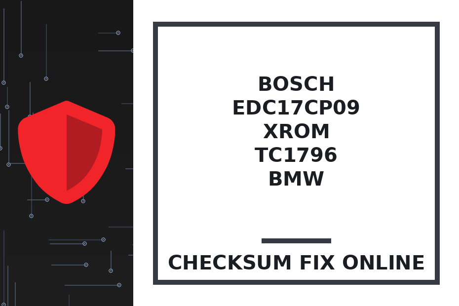 BOSCH EDC17CP09 XROM TC1796 BMW — checksum fix online · CHIPOK