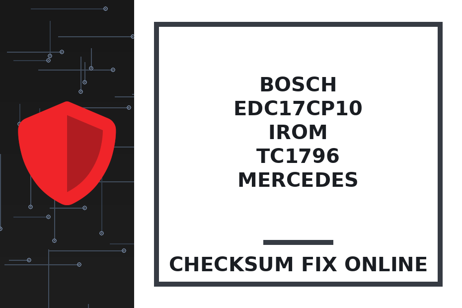 BOSCH EDC17CP10 IROM TC1796 MERCEDES — checksum fix online · CHIPOK