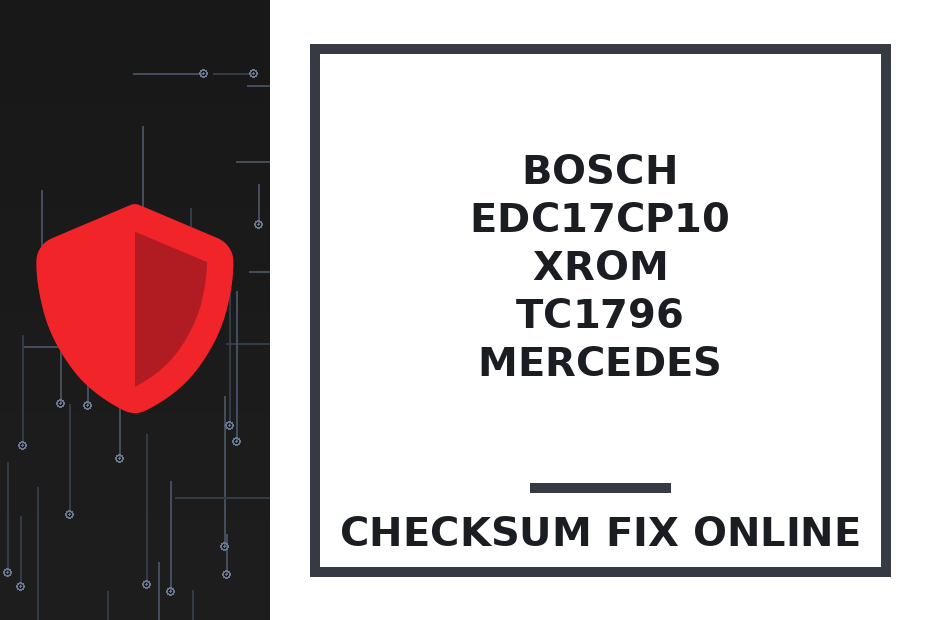 BOSCH EDC17CP10 XROM TC1796 MERCEDES — checksum fix online · CHIPOK