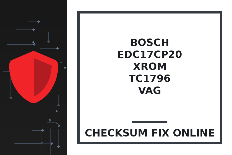 BOSCH EDC17CP20 XROM TC1796 VAG — checksum fix online · CHIPOK