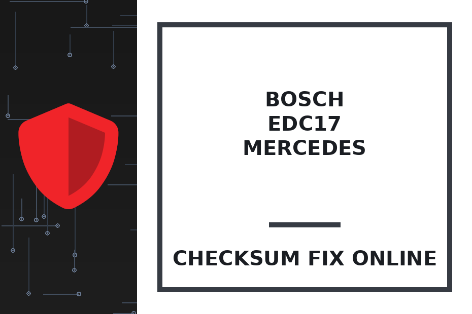 BOSCH EDC17CP57/CP60 IROM TC1793 MERCEDES GPT — checksum fix online · CHIPOK