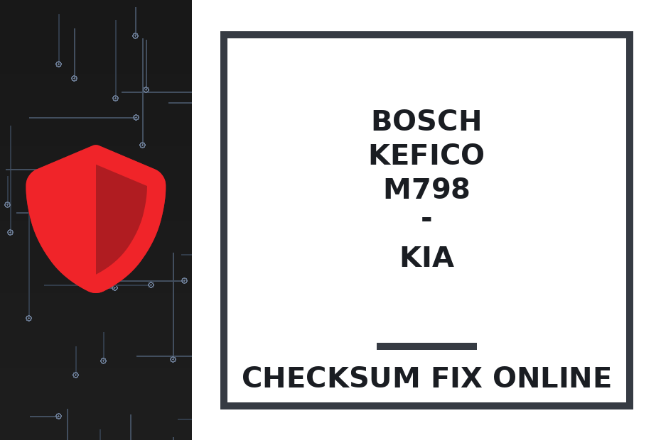 BOSCH KEFICO M798 - KIA — checksum fix online · CHIPOK