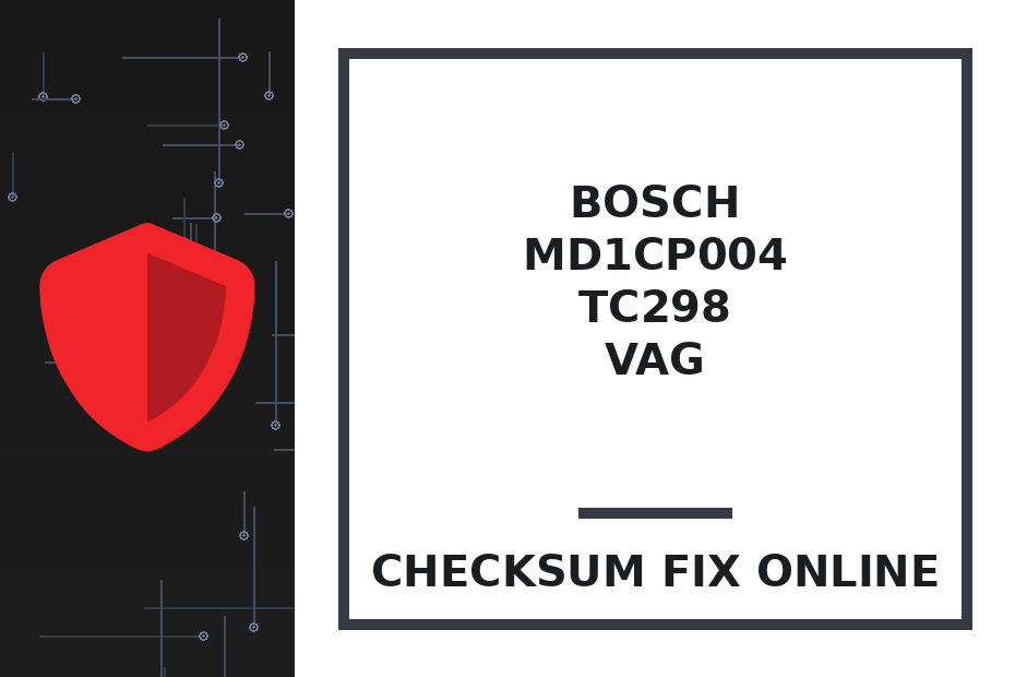 BOSCH MD1CP004 TC298 VAG — checksum fix online · CHIPOK