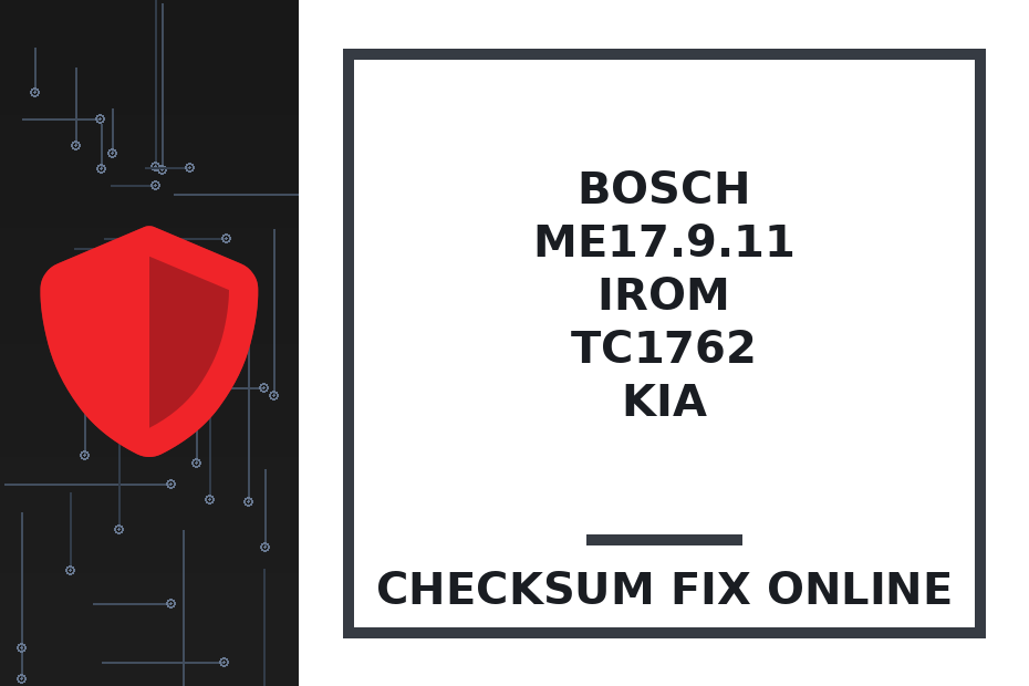 BOSCH ME17.9.11 IROM TC1762 KIA — checksum fix online · CHIPOK