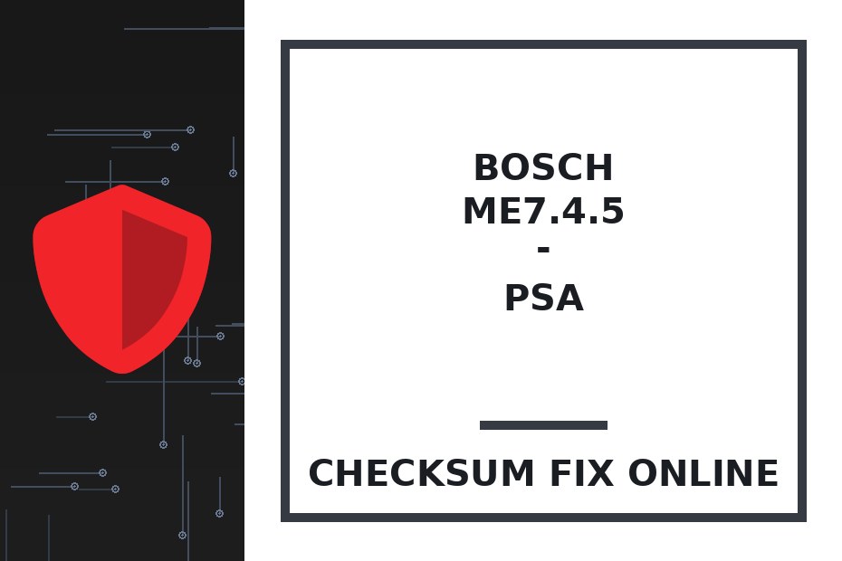 BOSCH ME7.4.5 - PSA — checksum fix online · CHIPOK