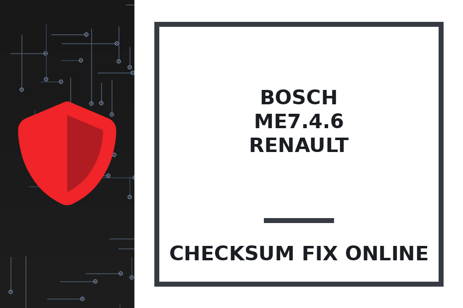 BOSCH ME7.4.6 RENAULT — checksum fix online · CHIPOK