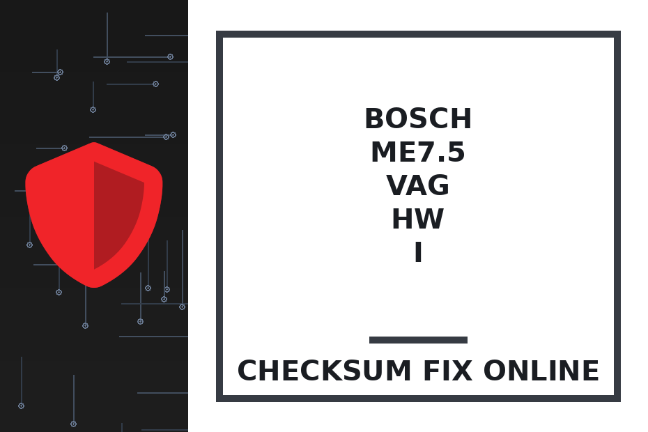 BOSCH ME7.5 VAG HW I — checksum fix online · CHIPOK