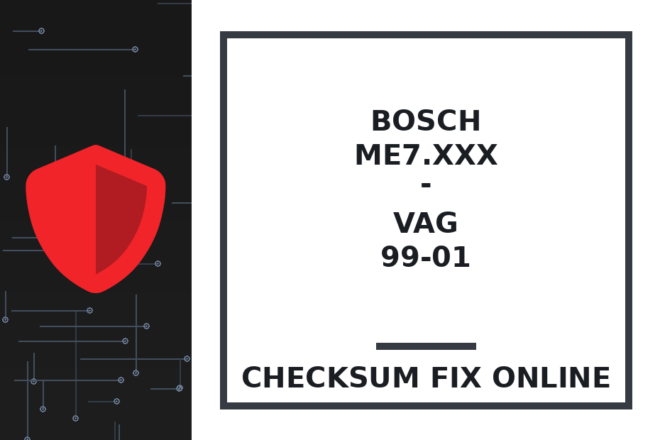 BOSCH ME7.XXX - VAG 99-01 — checksum fix online · CHIPOK