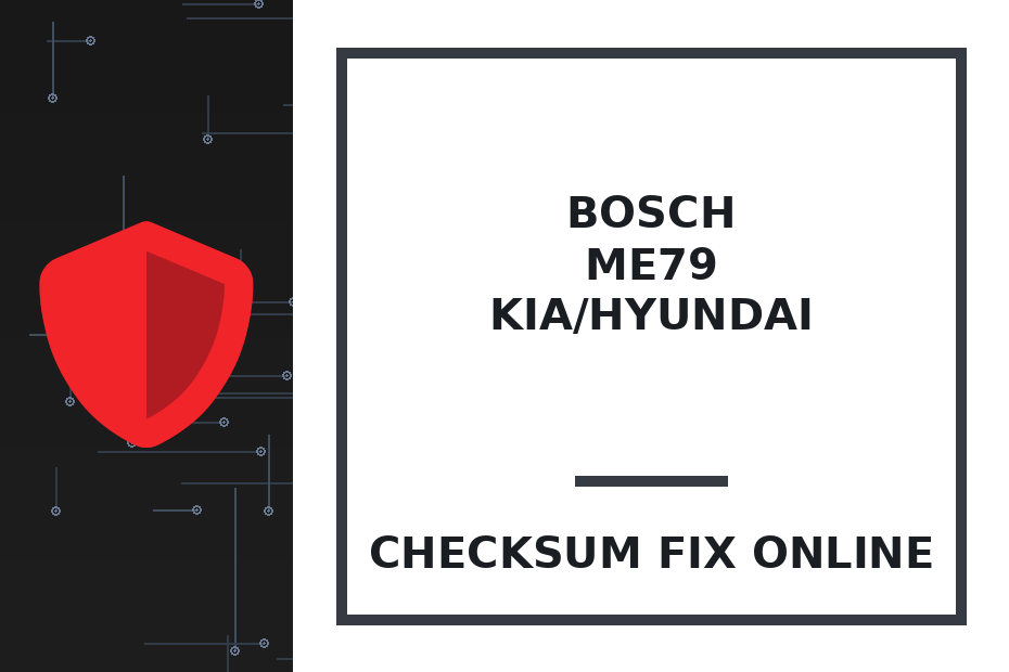 BOSCH ME79 KIA/HYUNDAI — checksum fix online · CHIPOK