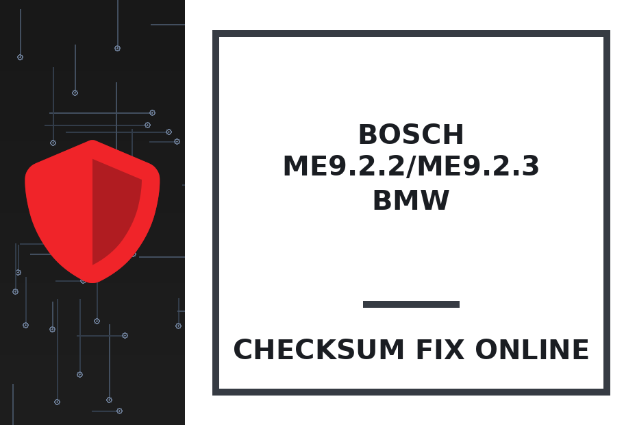 BOSCH ME9.2.2/ME9.2.3 BMW — checksum fix online · CHIPOK