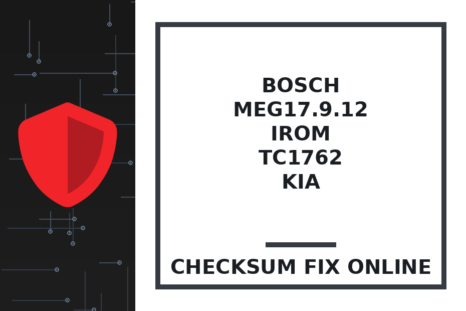 BOSCH MEG17.9.12 IROM TC1762 KIA — checksum fix online · CHIPOK