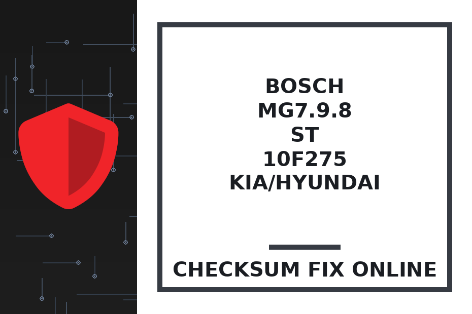 BOSCH MG7.9.8 ST 10F275 KIA/HYUNDAI — checksum fix online · CHIPOK