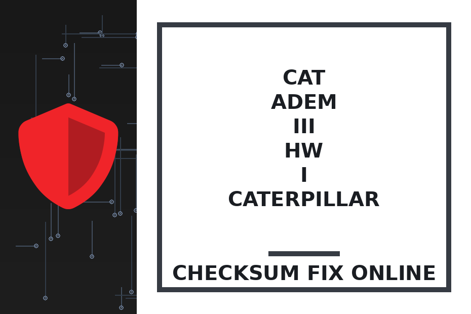 CAT ADEM III HW I CATERPILLAR — checksum fix online · CHIPOK