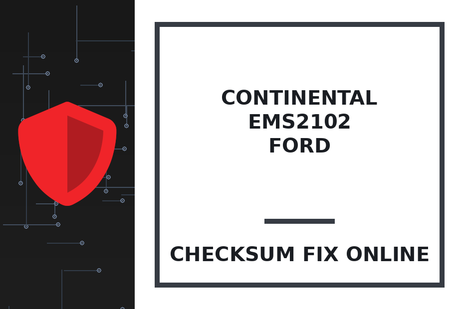 CONTINENTAL EMS2102 FORD — checksum fix online · CHIPOK