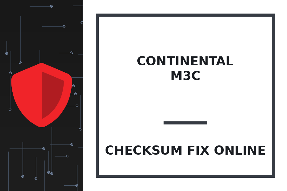 CONTINENTAL SIEMENS VDO M3C S12XET256MAL GENERIC — checksum fix online · CHIPOK