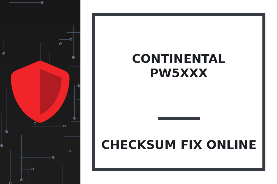 CONTINENTAL/SIEMENS VDO PW5xxx/PW8xxx - PROTON/SSANGYONG — checksum fix online · CHIPOK