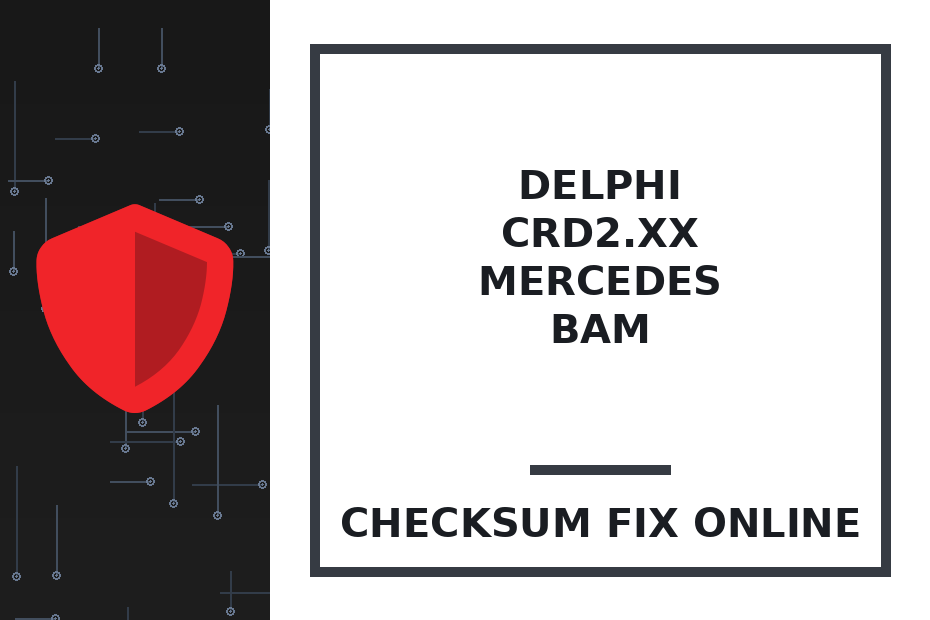 DELPHI CRD2.XX MERCEDES BAM — checksum fix online · CHIPOK