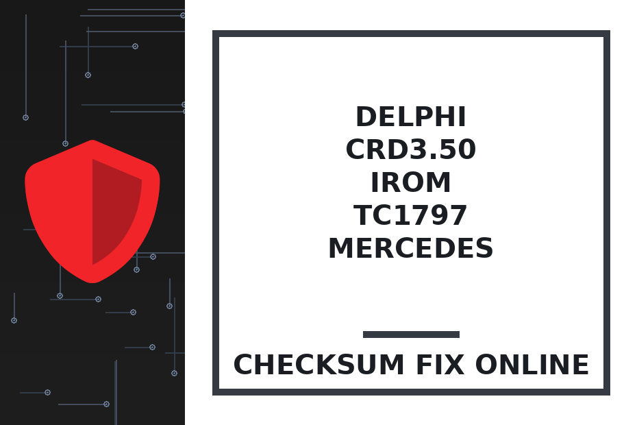 DELPHI CRD3.50 IROM TC1797 MERCEDES — checksum fix online · CHIPOK
