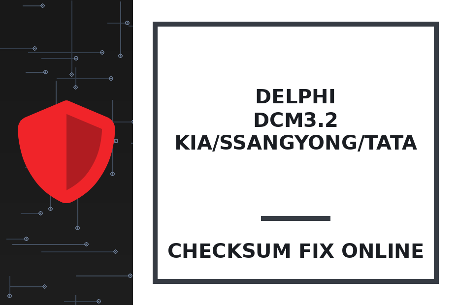 DELPHI DCM3.2 KIA/SSANGYONG/TATA — checksum fix online · CHIPOK