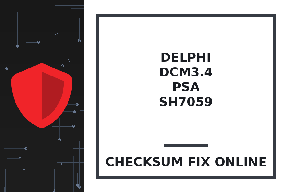 DELPHI DCM3.4 PSA SH7059 — checksum fix online · CHIPOK