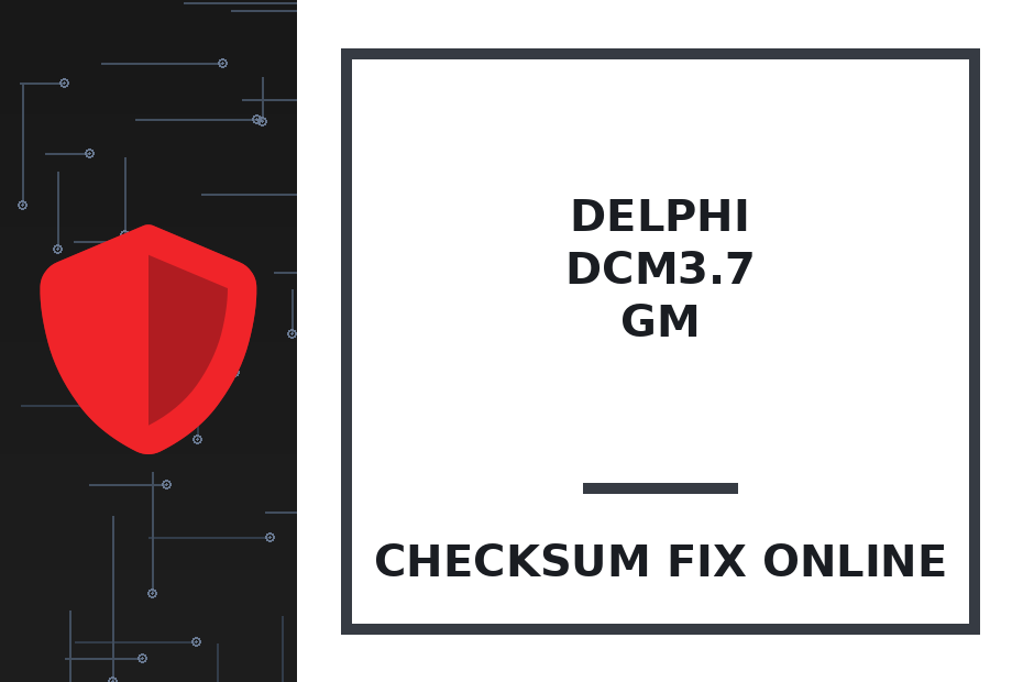 DELPHI DCM3.7 GM — checksum fix online · CHIPOK