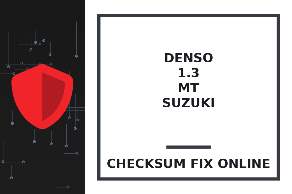 DENSO 1.3 MT SUZUKI — checksum fix online · CHIPOK