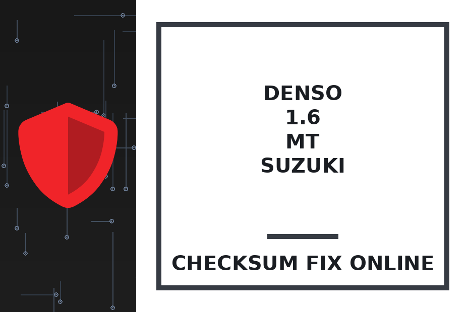 DENSO 1.6 MT SUZUKI — checksum fix online · CHIPOK