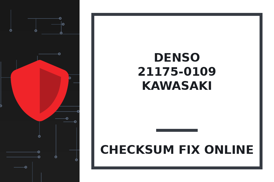 DENSO 21175-0109 KAWASAKI — checksum fix online · CHIPOK