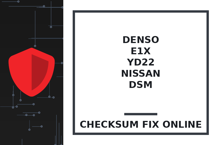 DENSO E1x YD22 NISSAN DSM — checksum fix online · CHIPOK