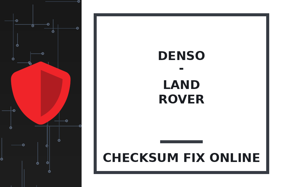 DENSO - LAND ROVER — checksum fix online · CHIPOK