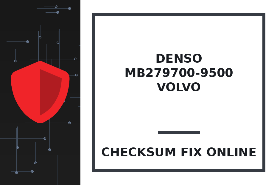 DENSO MB279700-9500 VOLVO — checksum fix online · CHIPOK