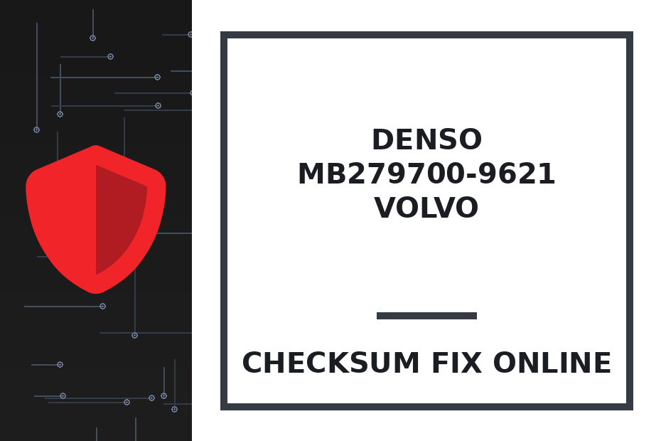 DENSO MB279700-9621 VOLVO — checksum fix online · CHIPOK