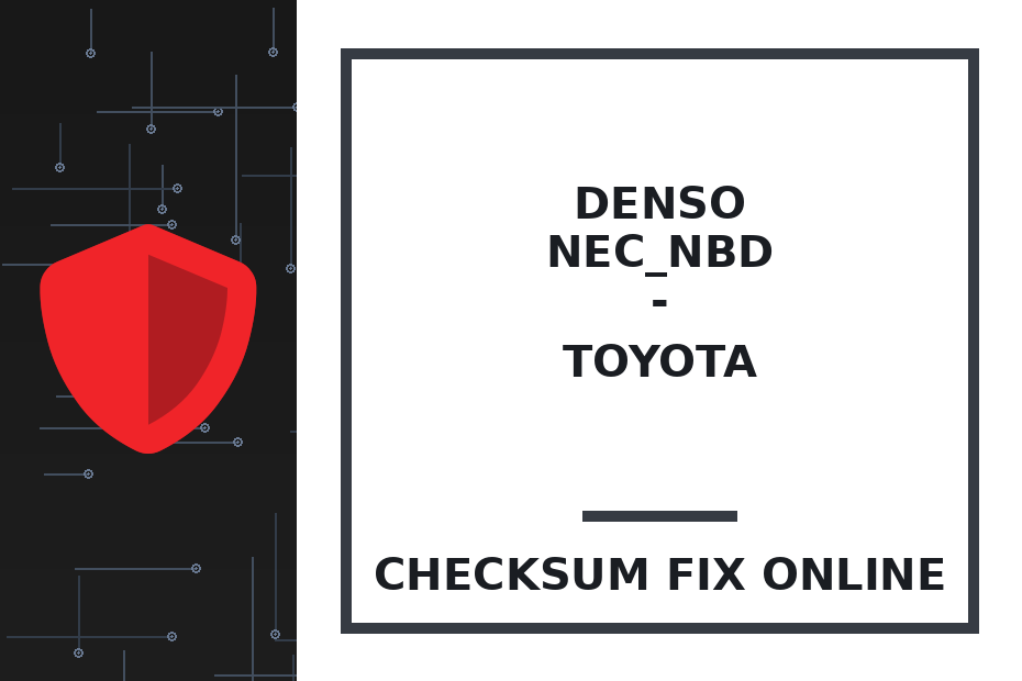 DENSO NEC_NBD - TOYOTA — checksum fix online · CHIPOK