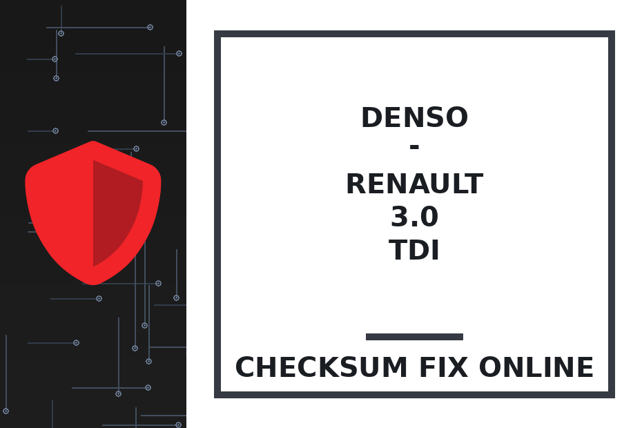 DENSO - RENAULT 3.0 TDI — checksum fix online · CHIPOK