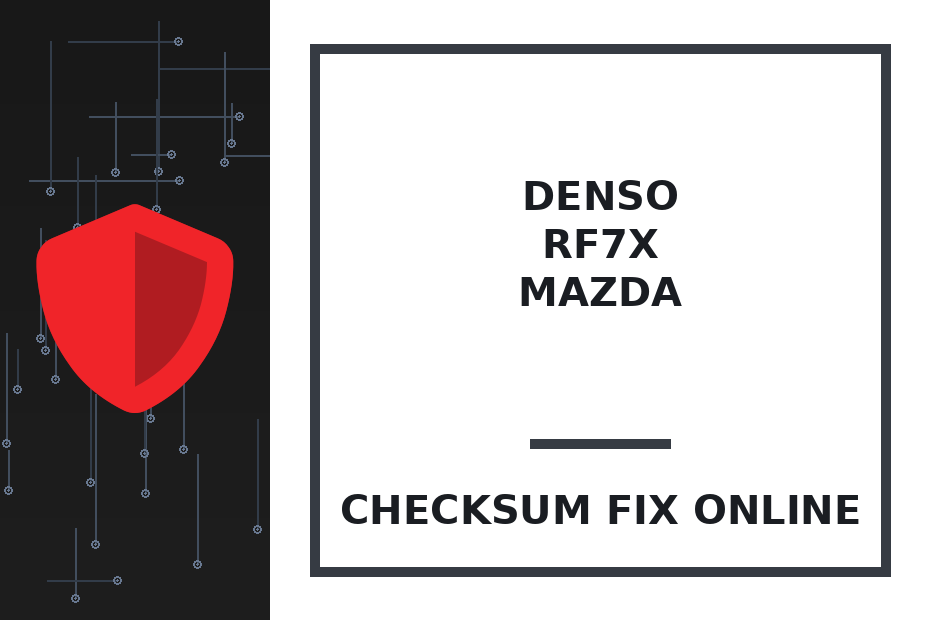 DENSO RF7x MAZDA — checksum fix online · CHIPOK