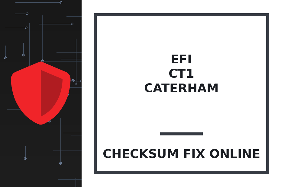 EFI CT1 CATERHAM — checksum fix online · CHIPOK