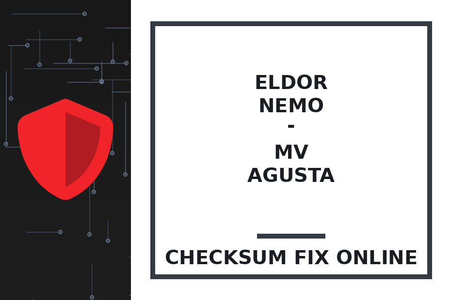 ELDOR NEMO - MV AGUSTA — checksum fix online · CHIPOK