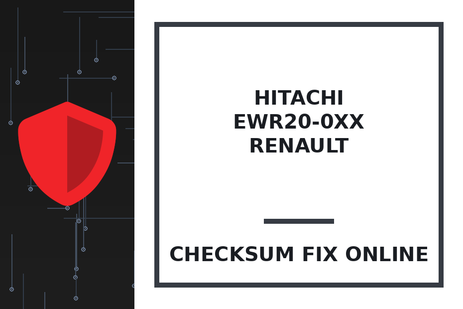 HITACHI EWR20-0XX RENAULT — checksum fix online · CHIPOK