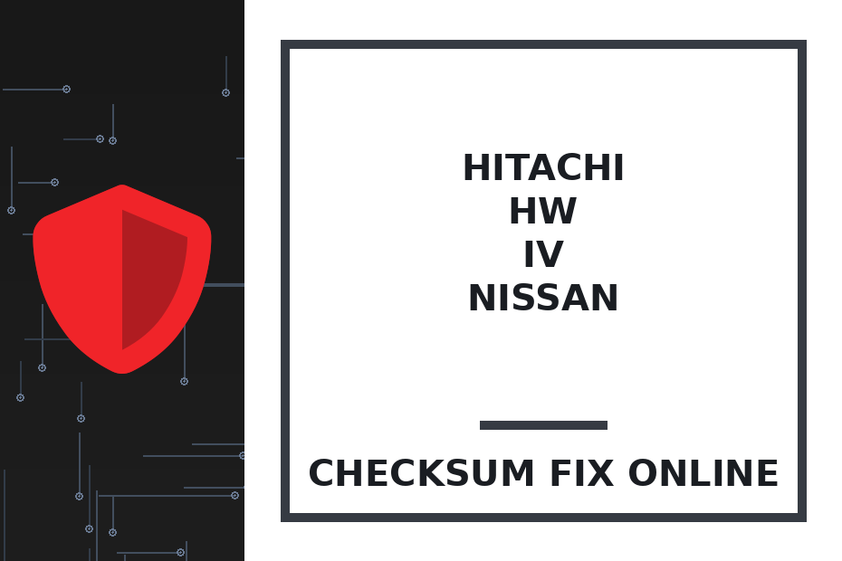 HITACHI HW IV NISSAN — checksum fix online · CHIPOK
